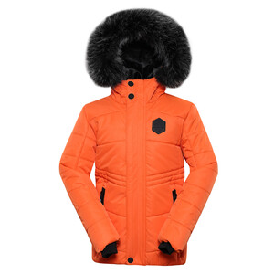 Kurtka dziecięca zimowa ocieplana z membraną PTX MOLIDO (Kolor Spici Orange)