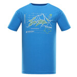 Koszulka męska sportowa cool-dry DAFOT (Kolor Electric Blue)