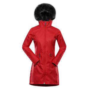 Płaszcz damski softshell windabrrier ZOPHIMA (Kolor Dark Red)