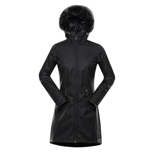 Płaszcz damski softshell windabrrier ZOPHIMA (Kolor Black)