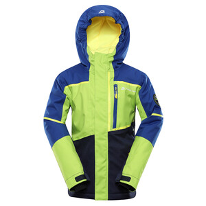 Kurtka dziecięca narciarska z membraną PTX 1000 MELEFO (Kolor Lime Green)