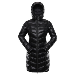 Płaszcz damski zimowy hi-therm z kapturem OREFA (Kolor Black)